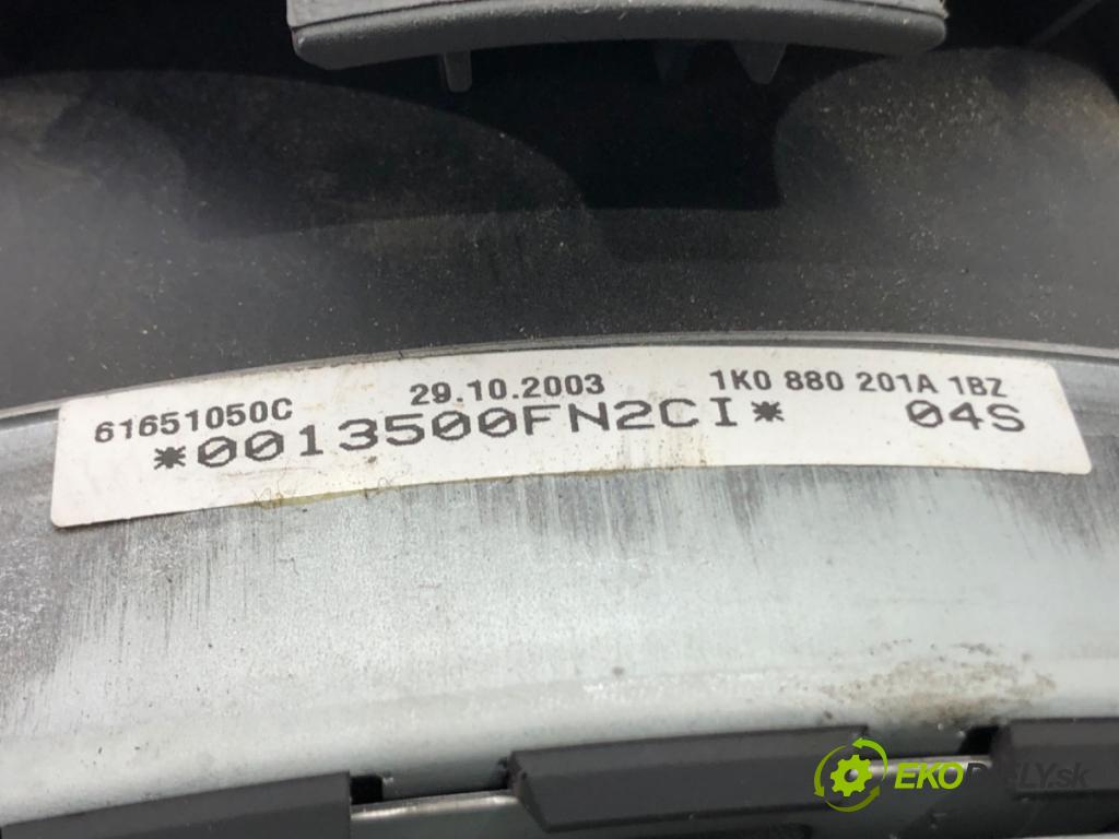VW GOLF V (1K1) 2003 - 2010    2.0 TDI 103 kW [140 KM] olej napędowy 2004 - 2008  AirBag volantu 1K0880201A (Airbagy)