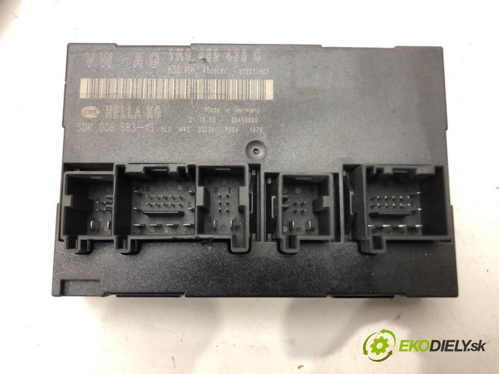 VW GOLF V (1K1) 2003 - 2010    2.0 TDI 103 kW [140 KM] olej napędowy 2004 - 2008  Modul komfortu 1K0959433C (Moduly komfortu)