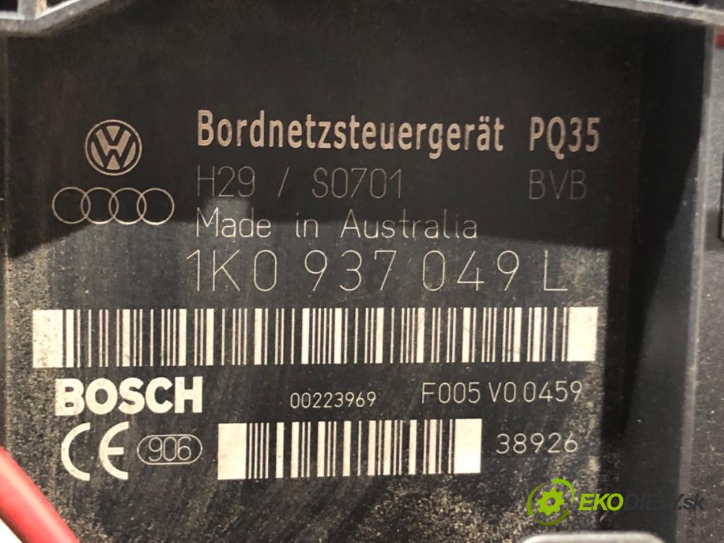 VW GOLF V (1K1) 2003 - 2010    2.0 TDI 103 kW [140 KM] olej napędowy 2004 - 2008  Modul BORDNETZ 1K0937049L (Ostatné)