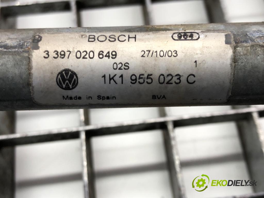 VW GOLF V (1K1) 2003 - 2010    2.0 TDI 103 kW [140 KM] olej napędowy 2004 - 2008  Mechanizmus stieračov predný 1K1955023C (Motorčeky stieračov predné)