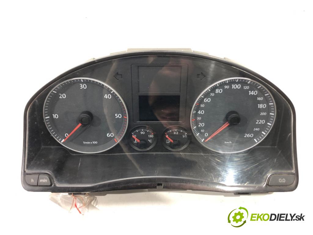 VW GOLF V (1K1) 2003 - 2010    2.0 TDI 103 kW [140 KM] olej napędowy 2004 - 2008  Prístrojovka 1K0920863B (Prístrojové dosky, displeje)