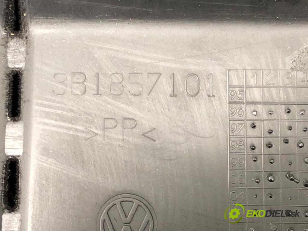 VW PASSAT B5.5 (3B3) 2000 - 2005    1.9 TDI 74 kW [101 KM] olej napędowy 2000 - 2005  Priehradka, kastlík spolujazdca  (Priehradky, kastlíky)