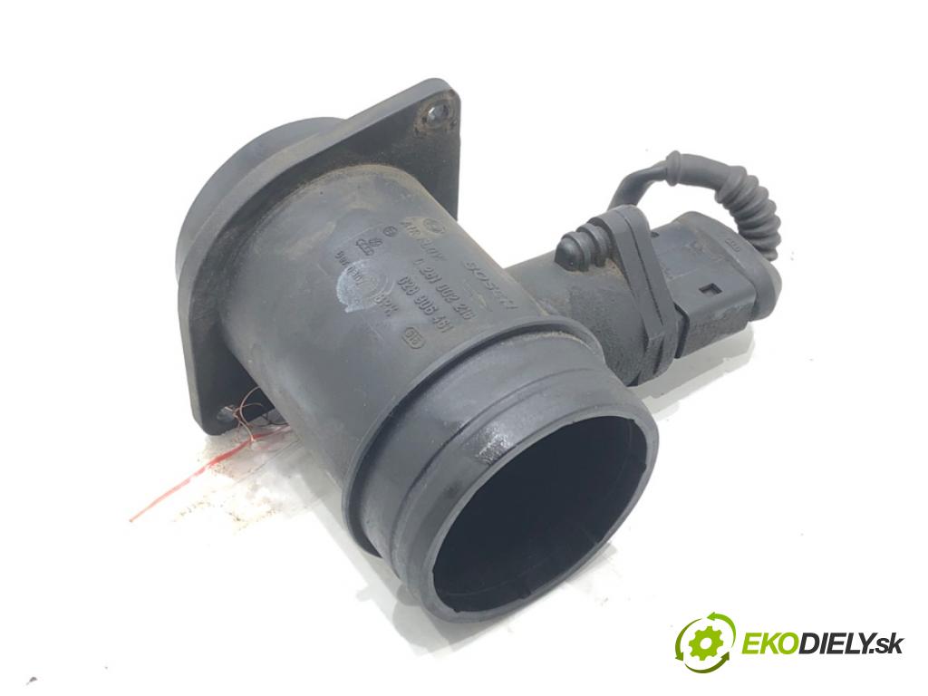 VW PASSAT B5.5 (3B3) 2000 - 2005    1.9 TDI 74 kW [101 KM] olej napędowy 2000 - 2005  Váha vzduchu 0281002216 (Váhy vzduchu)