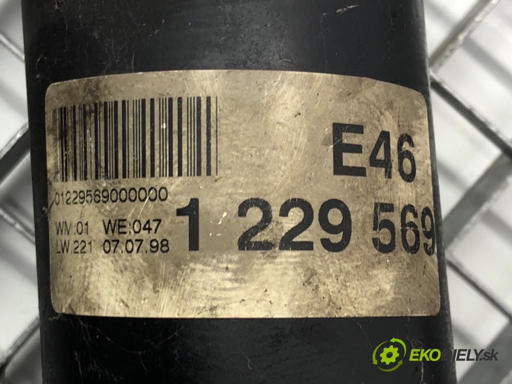 BMW 3 (E46) 1997 - 2005    320 d 100 kW [136 KM] olej napędowy 1998 - 2001  Kardaň, hriadeľ hnací zad 1229569 (Kardaňové hriadele)