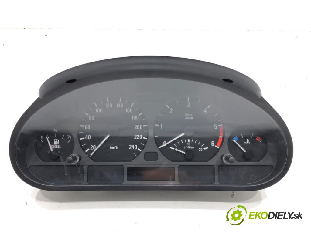 BMW 3 (E46) 1997 - 2005    320 d 100 kW [136 KM] olej napędowy 1998 - 2001  Prístrojovka 6985645 (Prístrojové dosky, displeje)