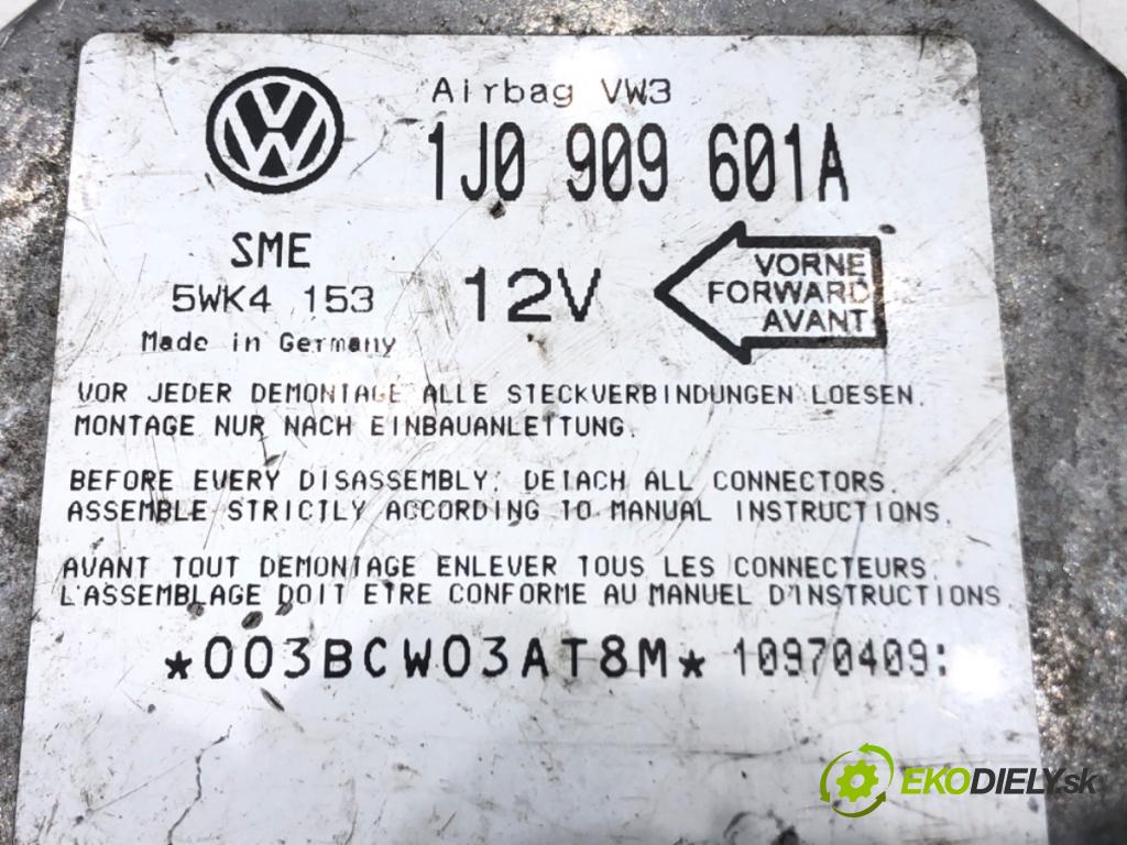 AUDI A3 (8L1) 1996 - 2006    1.8 92 kW [125 KM] benzyna 1996 - 2003  senzor airbag 1J0909601A (Snímače)