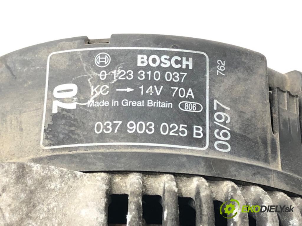 AUDI A3 (8L1) 1996 - 2006    1.8 92 kW [125 KM] benzyna 1996 - 2003  Alternátor 037903025B (Alternátory)