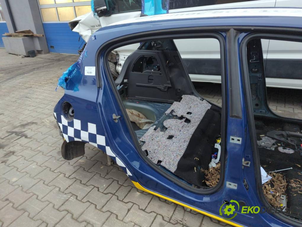 OPEL CORSA E (X15) 2014 - 2022    1.4 (08, 68) 66 kW [90 KM] benzyna 2014 - 2022  KAROSERIA ČTVRŤÁK blatník zadní část levý pravý práh střecha PODŁUŻNICA levý