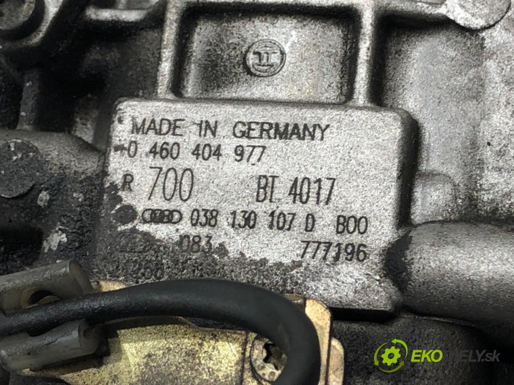 VW GOLF IV (1J1) 1997 - 2008    1.9 TDI 66 kW [90 KM] olej napędowy 1997 - 2004  Pumpa vstrekovacia 038130107D (Vstrekovacie čerpadlá)