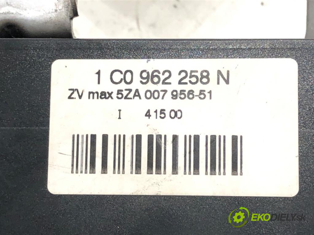 VW GOLF IV (1J1) 1997 - 2008    1.9 TDI 66 kW [90 KM] olej napędowy 1997 - 2004  Modul komfortu 1C0962258N (Moduly komfortu)