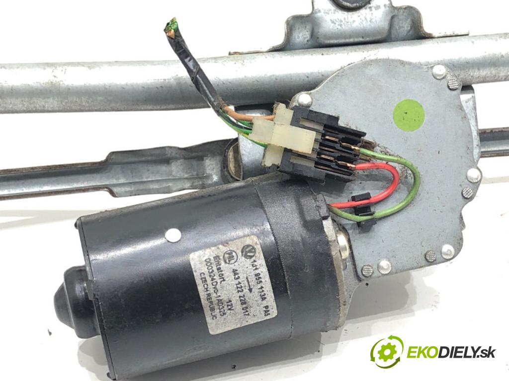 VW GOLF IV (1J1) 1997 - 2008    1.9 TDI 66 kW [90 KM] olej napędowy 1997 - 2004  Mechanizmus stieračov predný 1J1955113A (Motorčeky stieračov predné)