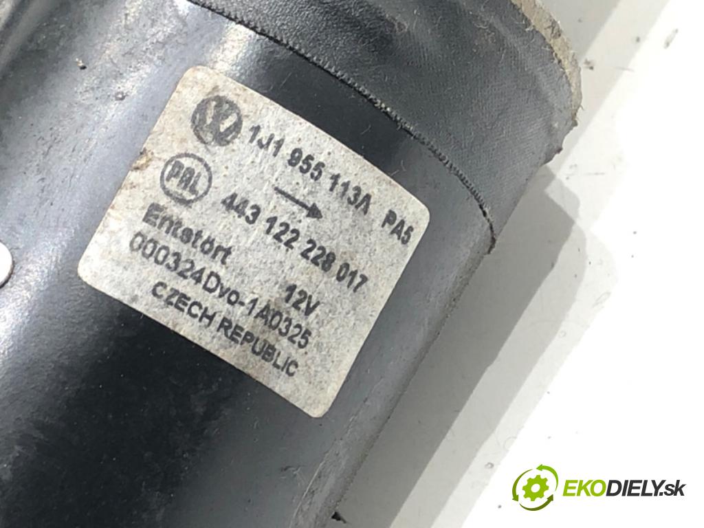 VW GOLF IV (1J1) 1997 - 2008    1.9 TDI 66 kW [90 KM] olej napędowy 1997 - 2004  Mechanizmus stieračov predný 1J1955113A (Motorčeky stieračov predné)