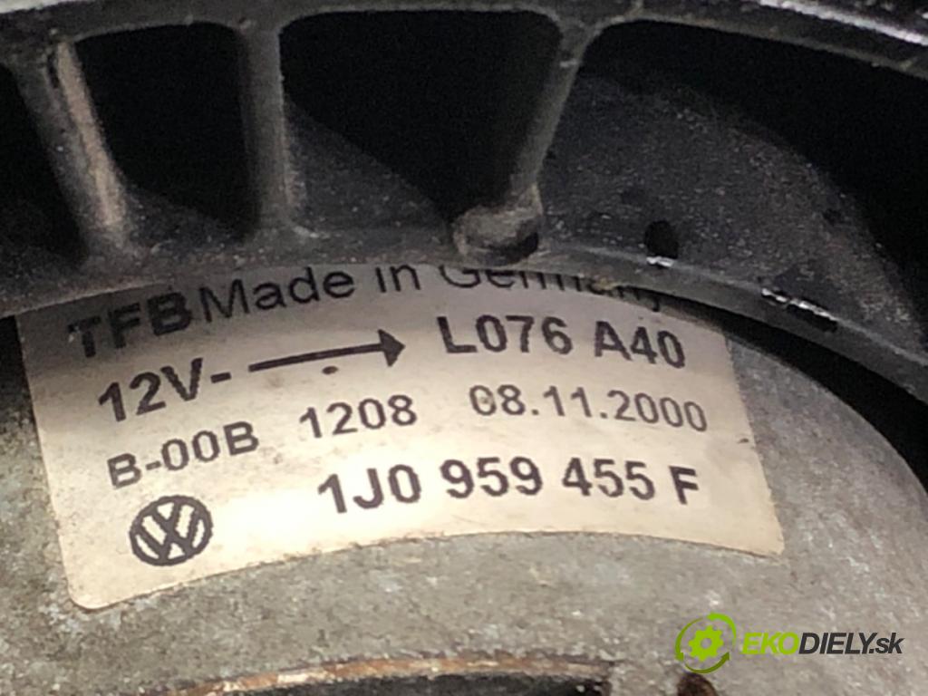 AUDI A3 (8L1) 1996 - 2006    1.9 TDI 66 kW [90 KM] olej napędowy 1996 - 2001  ventilátor chladiče 1J0959455F (Ventilátory)