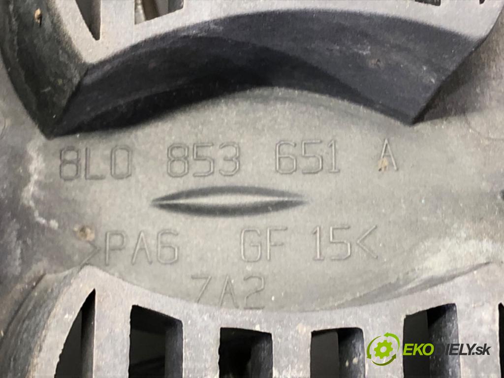 AUDI A3 (8L1) 1996 - 2006    1.9 TDI 66 kW [90 KM] olej napędowy 1996 - 2001  mřížka maska 8L0853651A (Mřížky (masky) chladičů)