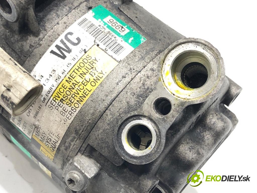 OPEL ASTRA H (A04) 2004 - 2014    1.7 CDTI (L48) 74 kW [100 KM] olej napędowy 2004 - 2010  Kompresor klimatizácie 24466996 (Kompresory klimatizácie)