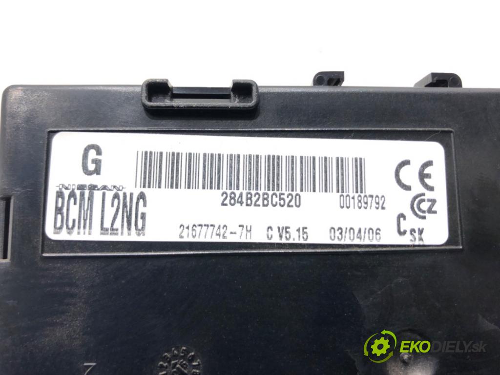 NISSAN MICRA III (K12) 2002 - 2010    1.2 16V 48 kW [65 KM] benzyna 2003 - 2010  modul BCM 284B2BC520 (Ostatní)