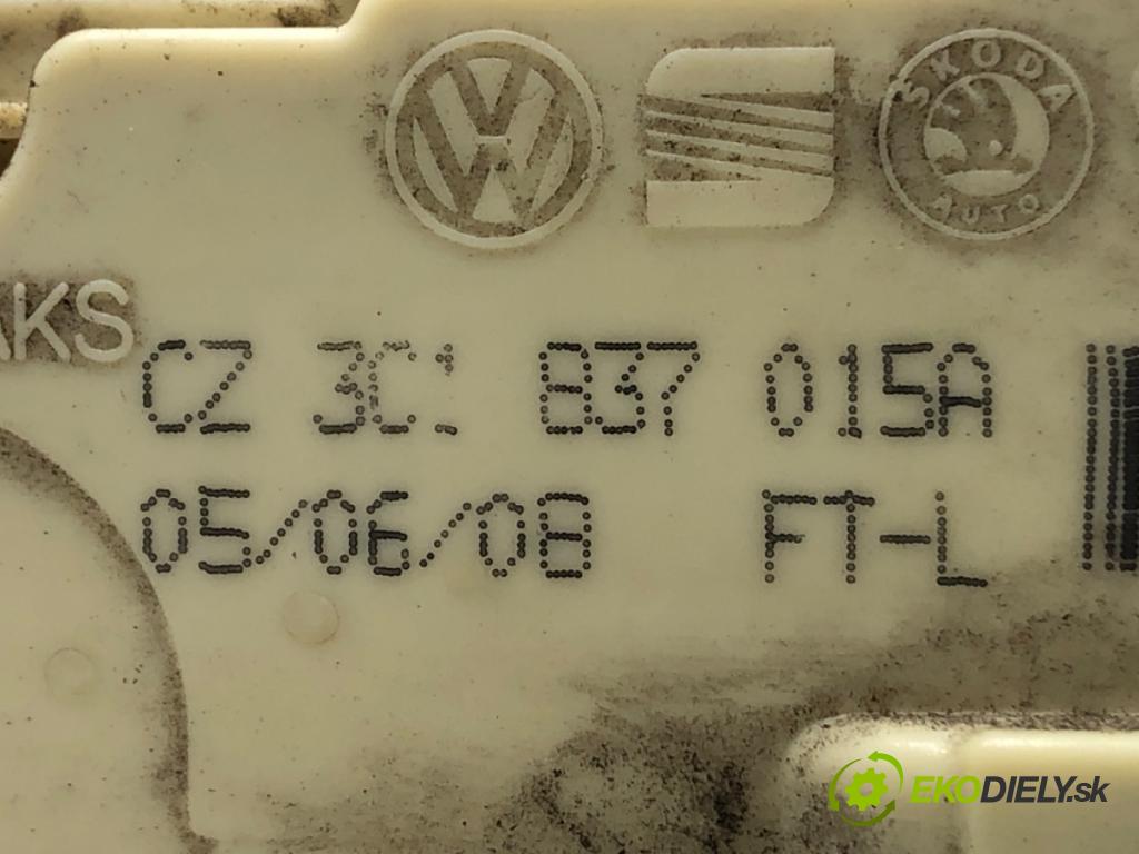 VW PASSAT B6 Variant (3C5) 2005 - 2011    1.9 TDI 77 kW [105 KM] olej napędowy 2005 - 2010  zámok dveře levý přední část 3C1837015A