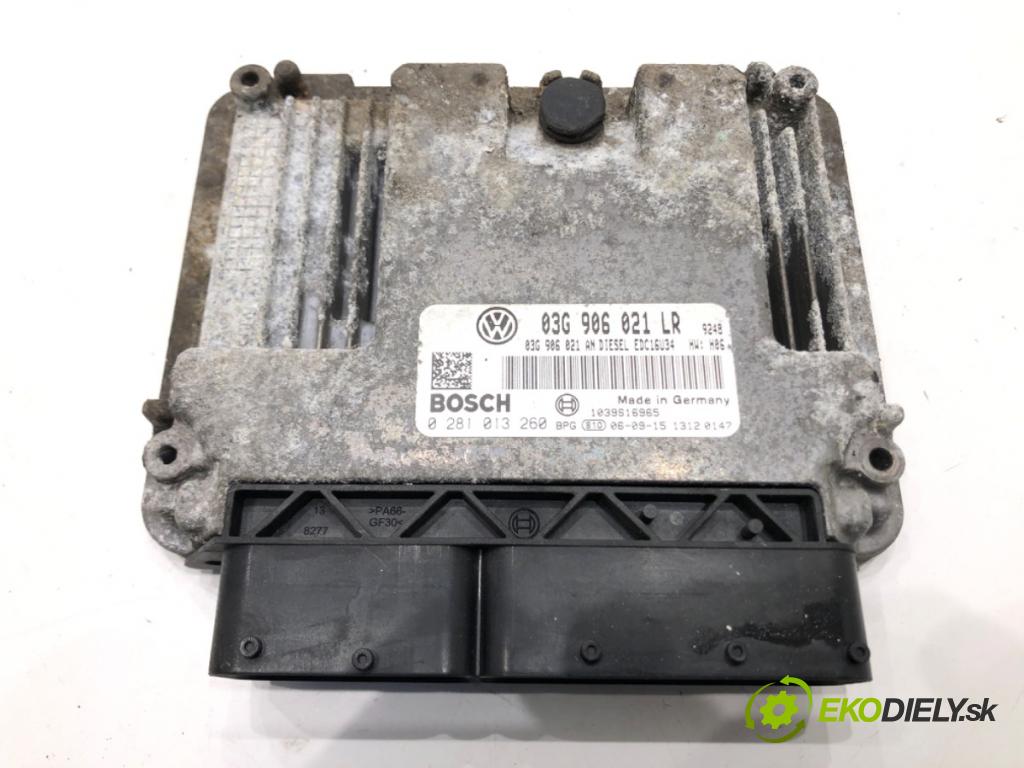 VW PASSAT B6 Variant (3C5) 2005 - 2011    1.9 TDI 77 kW [105 KM] olej napędowy 2005 - 2010  riadiaca jednotka Motor 03G906021LR (Riadiace jednotky)