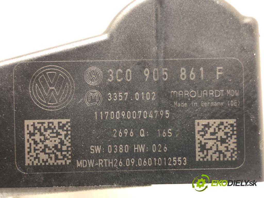 VW PASSAT B6 Variant (3C5) 2005 - 2011    1.9 TDI 77 kW [105 KM] olej napędowy 2005 - 2010  blokáda volantu 3C0905861F (Ostatné)