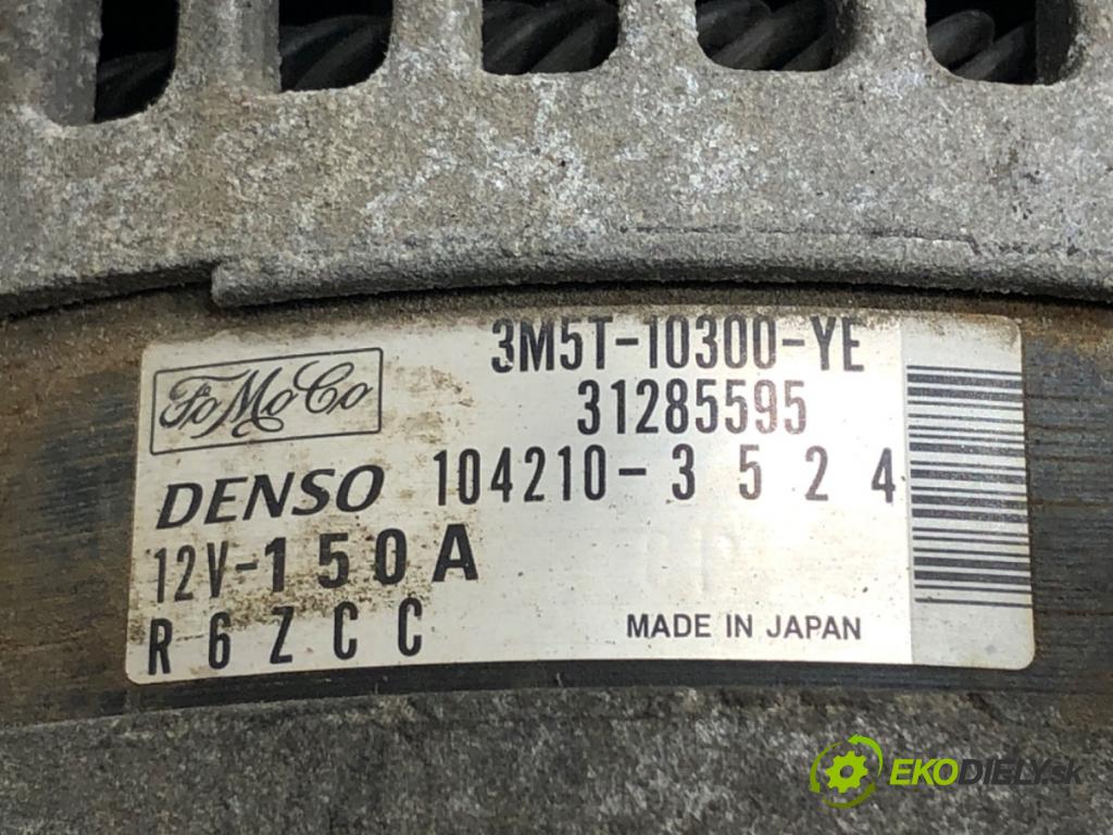 VOLVO V50 (545) 2003 - 2012    2.0 D 100 kW [136 KM] olej napędowy 2004 - 2010  Alternátor 3M5T-10300-YE (Alternátory)