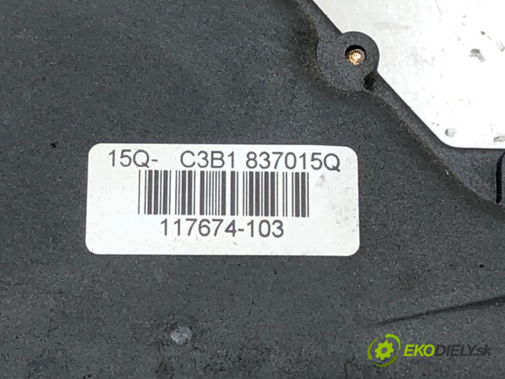 SKODA SUPERB I (3U4) 2001 - 2008    1.9 TDI 96 kW [130 KM] olej napędowy 2001 - 2008  zámok dveře levý přední část 3B1837015Q