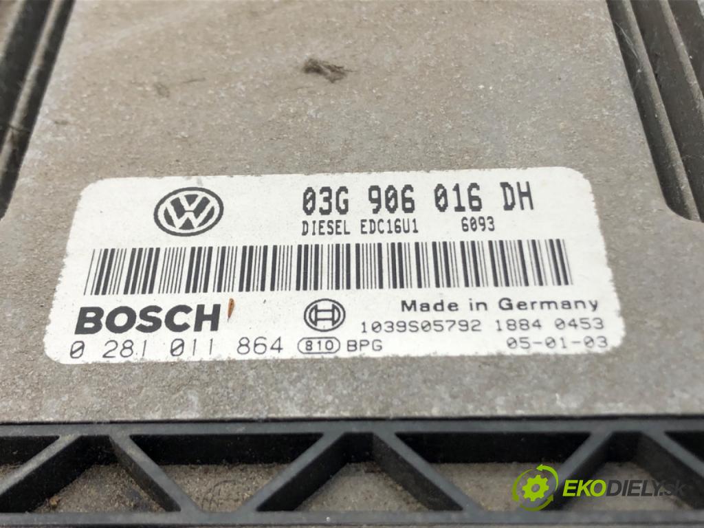 SEAT ALTEA (5P1) 2004 - 2022    1.9 TDI 77 kW [105 KM] olej napędowy 2004 - 2022  riadiaca jednotka Motor 03G906016DH (Riadiace jednotky)