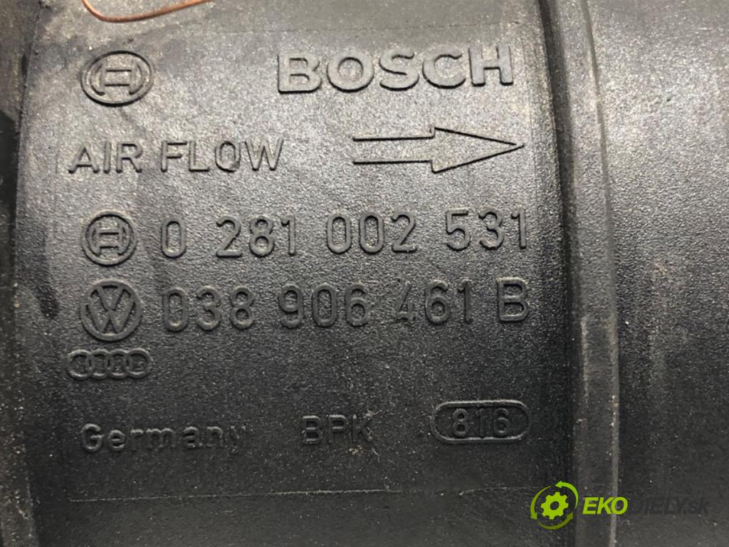 SEAT ALTEA (5P1) 2004 - 2022    1.9 TDI 77 kW [105 KM] olej napędowy 2004 - 2022  Váha vzduchu 038906461B (Váhy vzduchu)