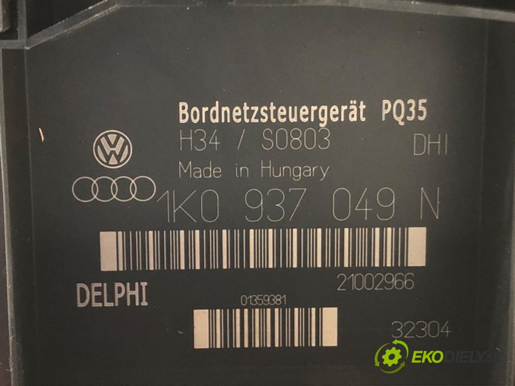 SEAT ALTEA (5P1) 2004 - 2022    1.9 TDI 77 kW [105 KM] olej napędowy 2004 - 2022  Modul BORDNETZ 1K0937049N (Ostatné)