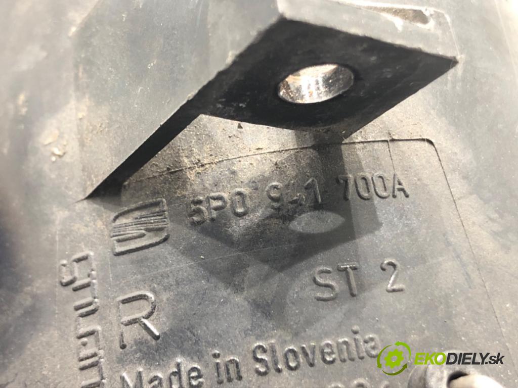 SEAT ALTEA (5P1) 2004 - 2022    1.9 TDI 77 kW [105 KM] olej napędowy 2004 - 2022  hmlové svetlo, hmlovka pravý přední část 5P0941700A