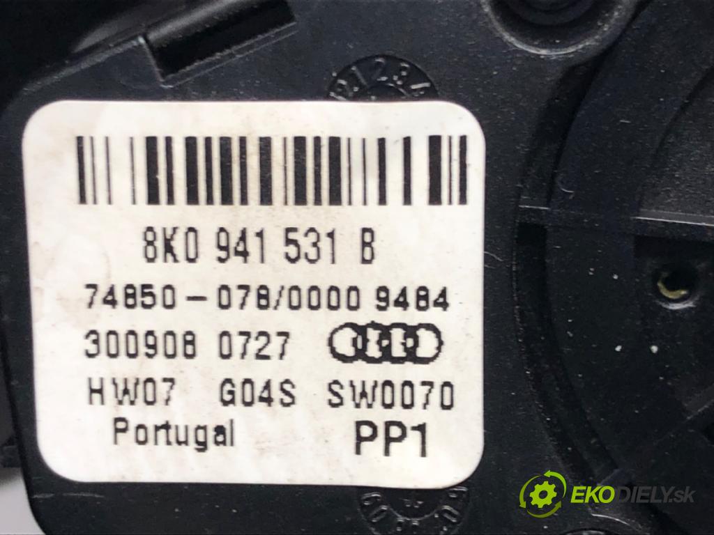 AUDI A4 B8 Avant (8K5) 2007 - 2015    2.0 TDI 105 kW [143 KM] olej napędowy 2008 - 2015  spínač světel 8K0941531B