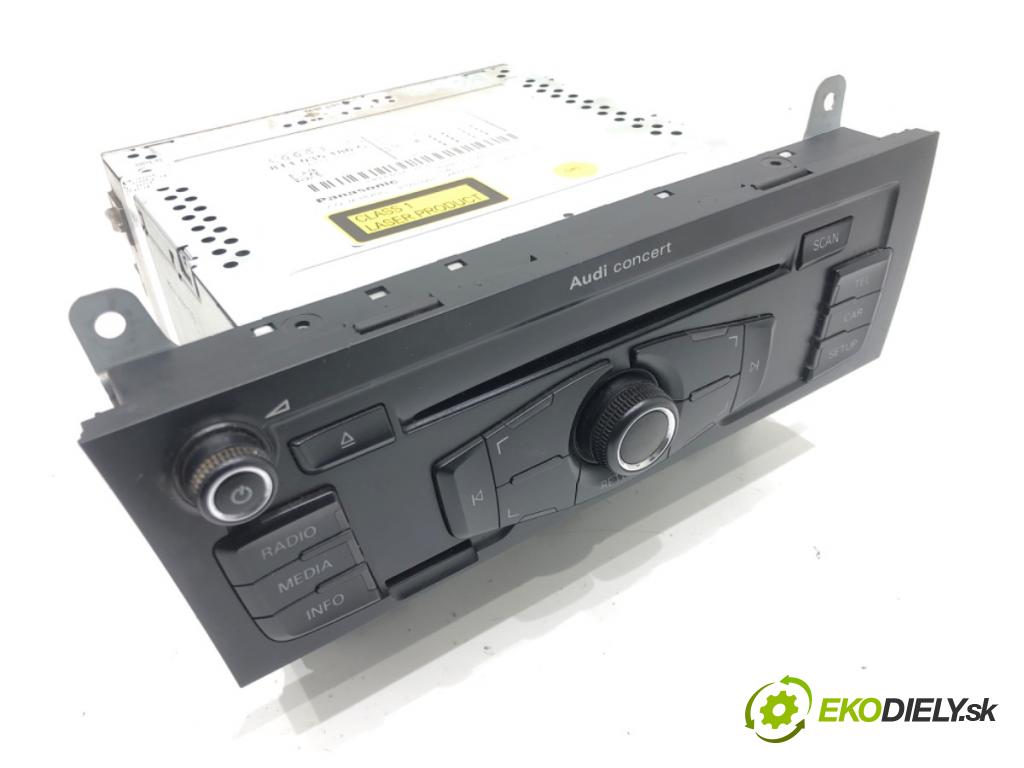 AUDI A4 B8 Avant (8K5) 2007 - 2015    2.0 TDI 105 kW [143 KM] olej napędowy 2008 - 2015  RADIO 8T1035186C (Audio zariadenia)
