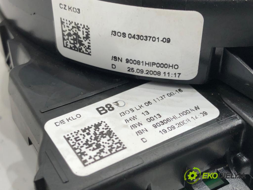 AUDI A4 B8 Avant (8K5) 2007 - 2015    2.0 TDI 105 kW [143 KM] olej napędowy 2008 - 2015  Krúžok, slimák airbag 8K0953568D (Airbagy)