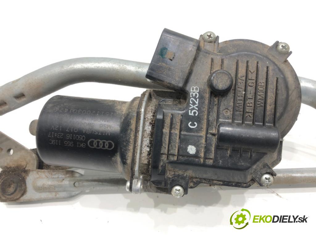 AUDI A4 B8 Avant (8K5) 2007 - 2015    2.0 TDI 105 kW [143 KM] olej napędowy 2008 - 2015  Mechanizmus stieračov predný 8K1955119C 8K1955023E (Motorčeky stieračov predné)