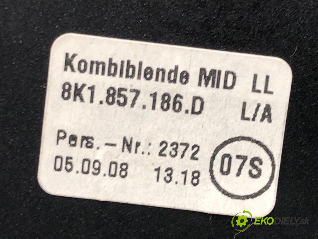 AUDI A4 B8 Avant (8K5) 2007 - 2015    2.0 TDI 105 kW [143 KM] olej napędowy 2008 - 2015  lišty kryt 8K1857186D (Lišty)