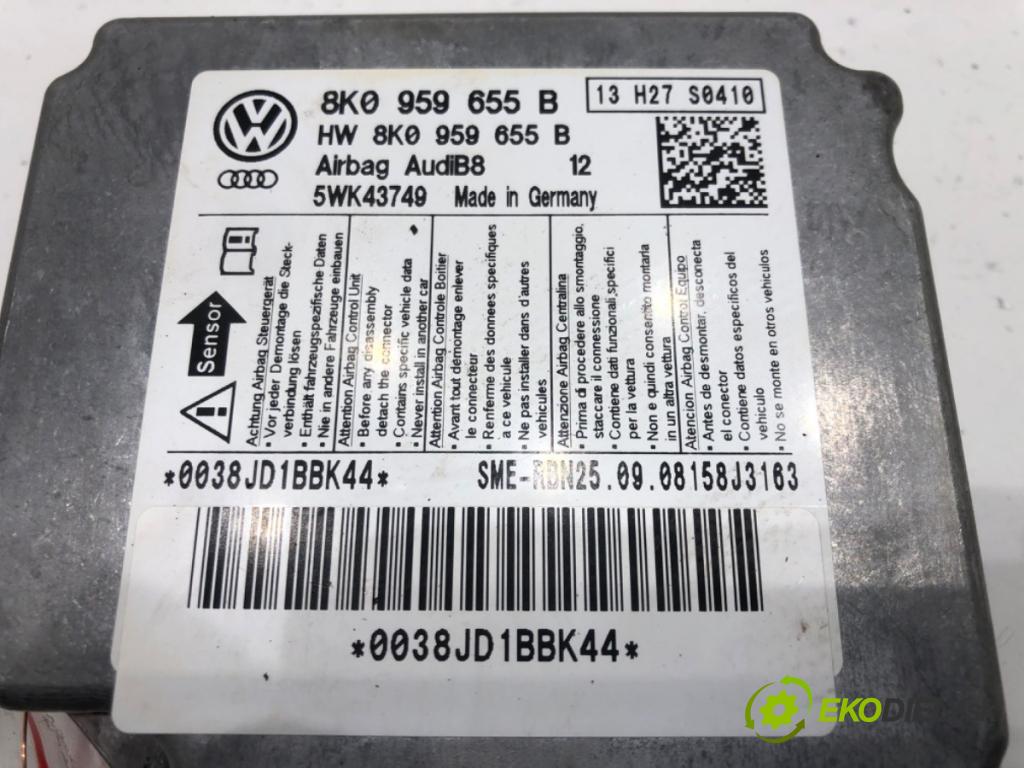 AUDI A4 B8 Avant (8K5) 2007 - 2015    2.0 TDI 105 kW [143 KM] olej napędowy 2008 - 2015  senzor airbag 8K0959655B (Snímače)