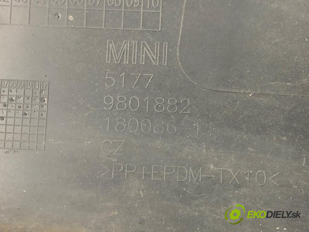 MINI MINI COUNTRYMAN (R60) 2010 - 2016    Cooper 90 kW [122 KM] benzyna 2010 - 2016  lišta blatníka přední část pravá 9801882