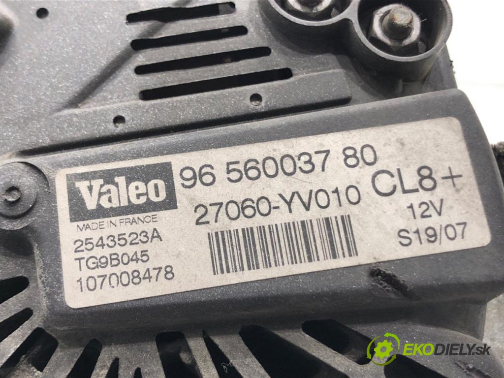 TOYOTA AYGO (_B1_) 2005 - 2014    1.4 HDi (WNB10_) 40 kW [54 KM] olej napędowy 2005 - 2010  Alternátor 9656003780 (Alternátory)