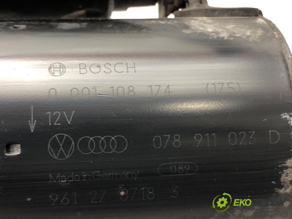 AUDI A6 C5 (4B2) 1997 - 2005    2.4 121 kW [165 KM] benzyna 1997 - 2005  Štartér 0001108174 (Štartéry)