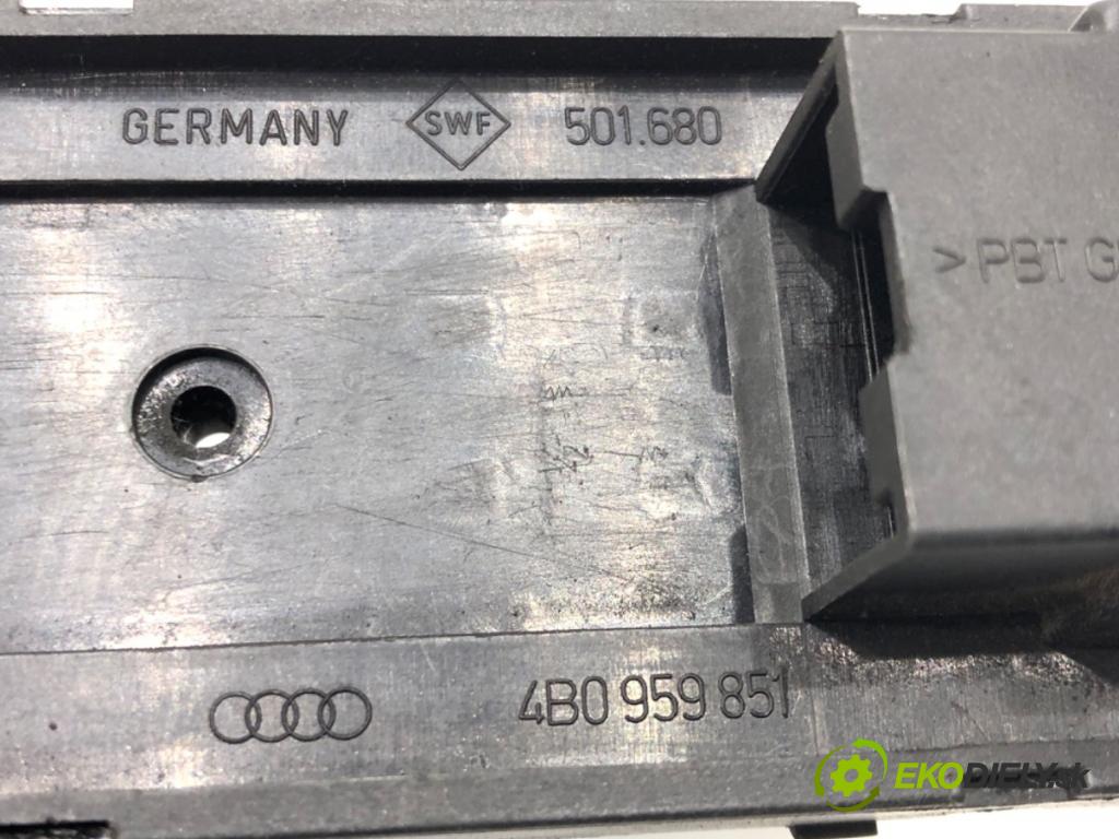 AUDI A6 C5 (4B2) 1997 - 2005    2.4 121 kW [165 KM] benzyna 1997 - 2005  Prepínač okien 4B0959851 (Prepínače, spínače, tlačidlá a ovládače kúrenia)