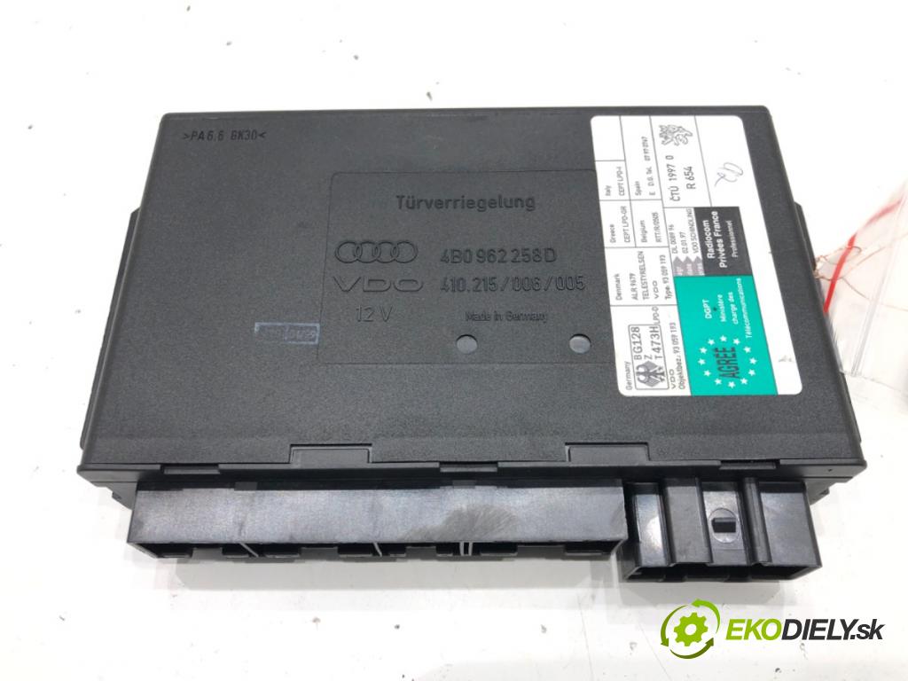 AUDI A6 C5 (4B2) 1997 - 2005    2.4 121 kW [165 KM] benzyna 1997 - 2005  Modul komfortu 4B0962258D (Moduly komfortu)