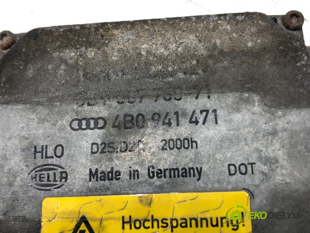 AUDI A6 C5 (4B2) 1997 - 2005    2.4 121 kW [165 KM] benzyna 1997 - 2005  Menič XENON 4B0941471 (Riadiace jednotky xenónu)