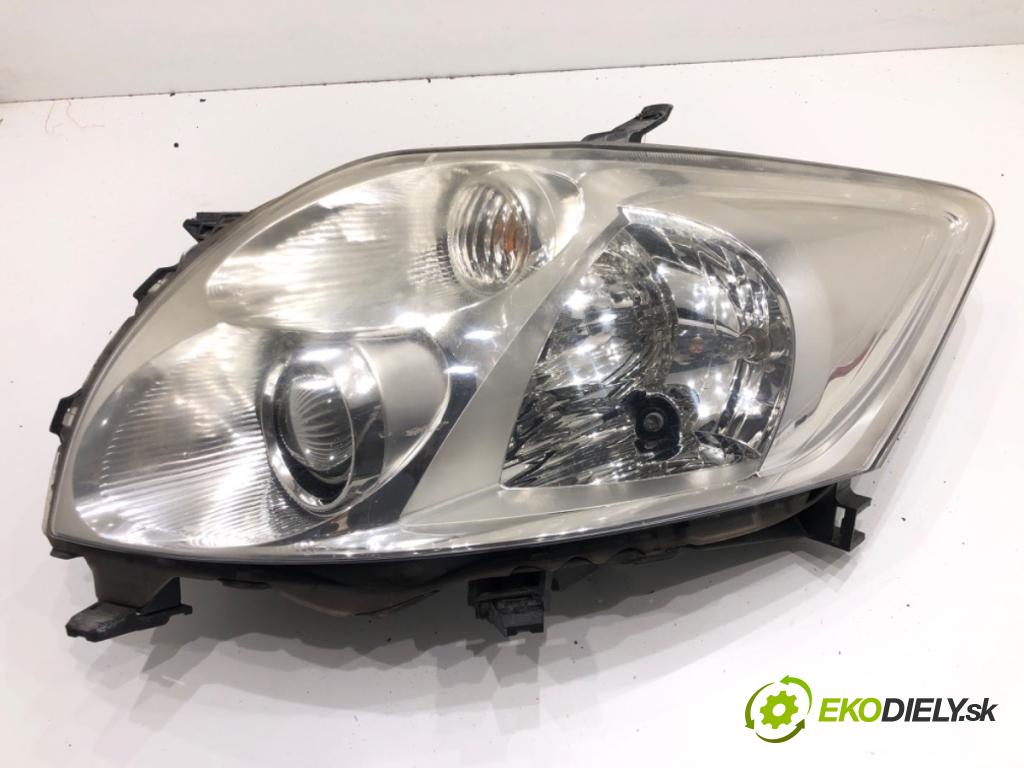 TOYOTA AURIS (_E15_) 2006 - 2012    1.6 (ZRE151_) 91 kW [124 KM] benzyna 2007 - 2012  světlomet levý přední část 81150-02460