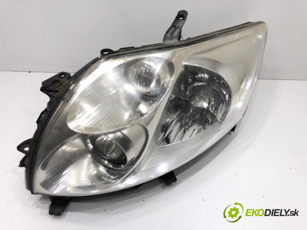 TOYOTA AURIS (_E15_) 2006 - 2012    1.6 (ZRE151_) 91 kW [124 KM] benzyna 2007 - 2012  světlomet levý přední část 81150-02460