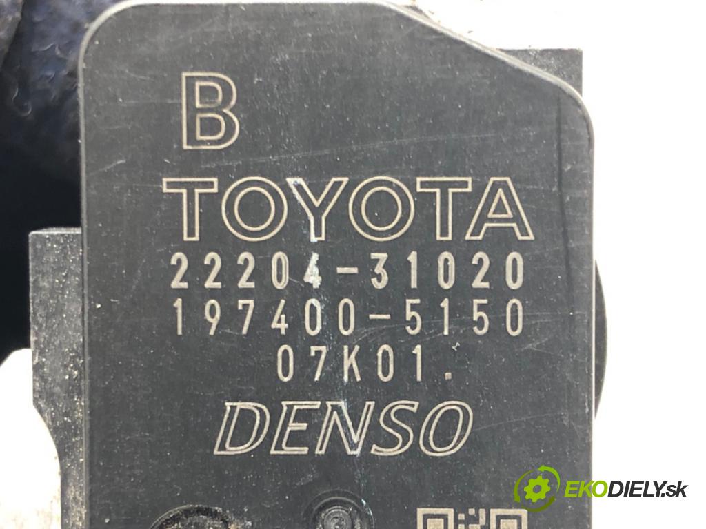TOYOTA AURIS (_E15_) 2006 - 2012    1.6 (ZRE151_) 91 kW [124 KM] benzyna 2007 - 2012  Váha vzduchu 22204-31020 (Váhy vzduchu)