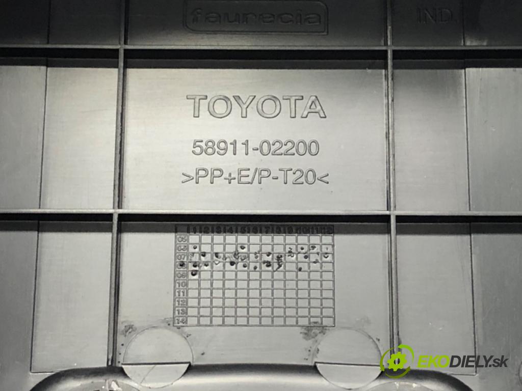 TOYOTA AURIS (_E15_) 2006 - 2012    1.6 (ZRE151_) 91 kW [124 KM] benzyna 2007 - 2012  Lakťová opierka 58911-02200 (Lakťové opierky)