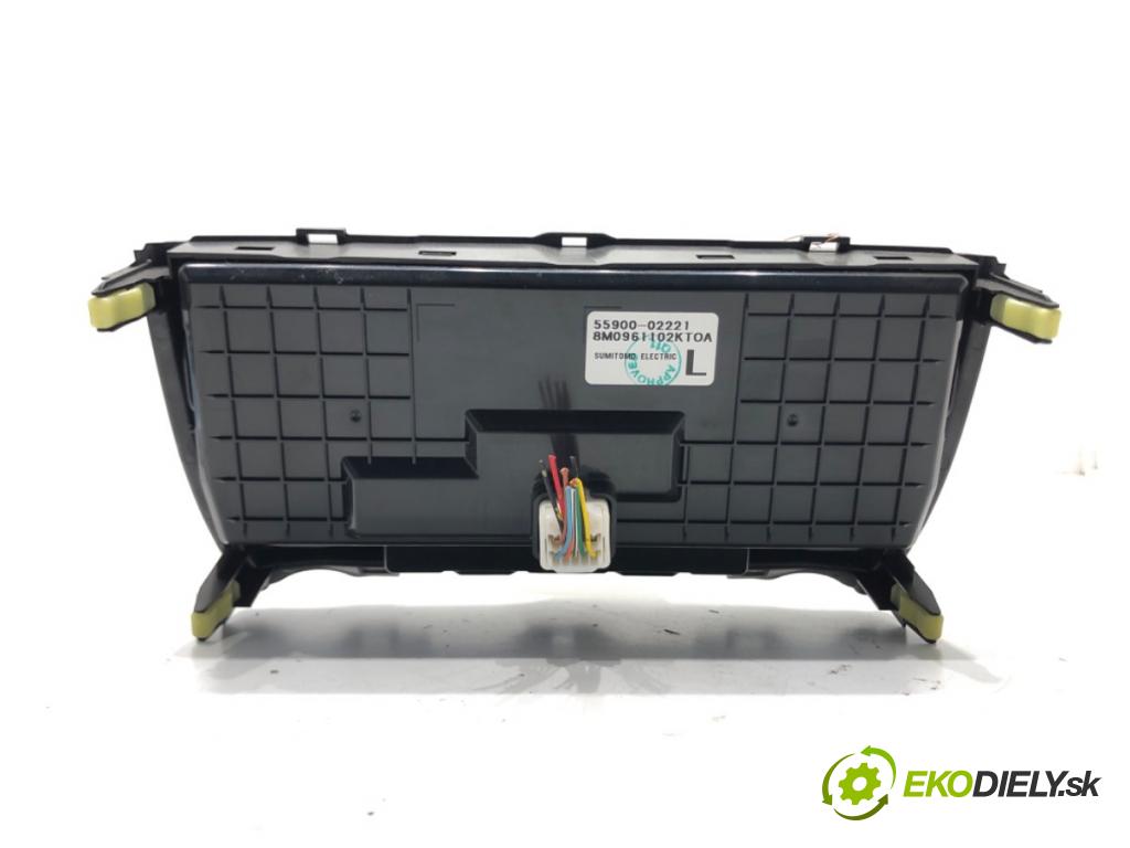 TOYOTA AURIS (_E15_) 2006 - 2012    1.6 (ZRE151_) 91 kW [124 KM] benzyna 2007 - 2012  Panel ovládania kúrenia 55900-02221 (Prepínače, spínače, tlačidlá a ovládače kúrenia)