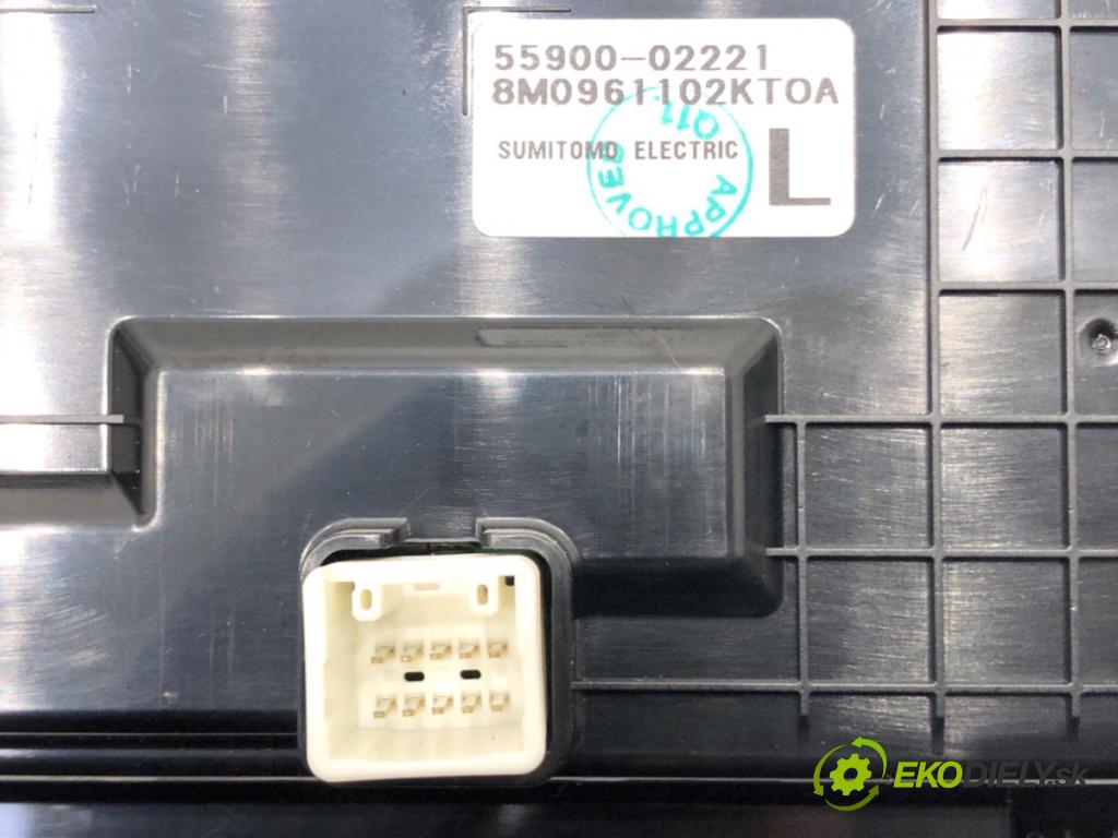TOYOTA AURIS (_E15_) 2006 - 2012    1.6 (ZRE151_) 91 kW [124 KM] benzyna 2007 - 2012  Panel ovládania kúrenia 55900-02221 (Prepínače, spínače, tlačidlá a ovládače kúrenia)