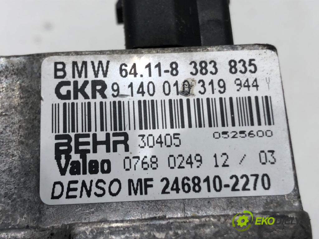 BMW 3 (E46) 1997 - 2005    318 i 87 kW [118 KM] benzyna 1997 - 2001  odpor rezistor topení vzduchu 8383835 (Odpory topení)