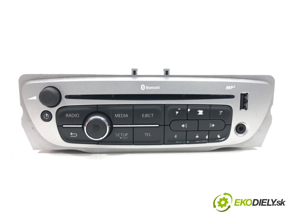 RENAULT MEGANE III Grandtour (KZ0/1) 2008 - 2022    1.6 dCi (KZ00, KZ12, KZ13) 96 kW [130 KM] olej napędowy 2011 - 2022  RADIO 281153266R (Audio zariadenia)