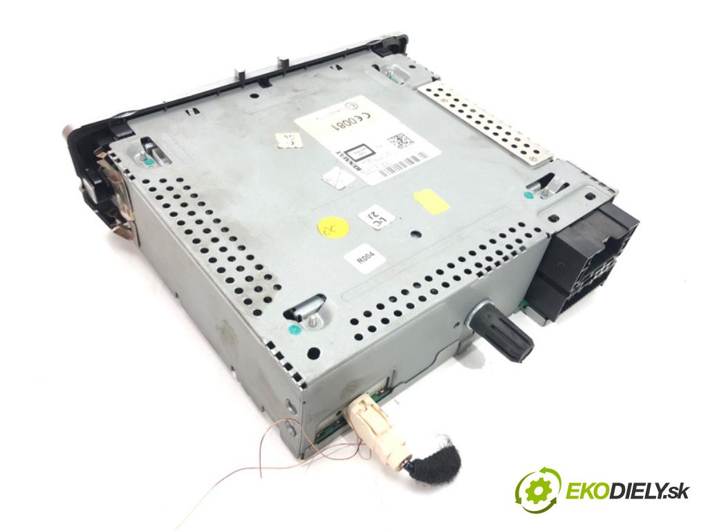 RENAULT MEGANE III Grandtour (KZ0/1) 2008 - 2022    1.6 dCi (KZ00, KZ12, KZ13) 96 kW [130 KM] olej napędowy 2011 - 2022  RADIO 281153266R (Audio zariadenia)